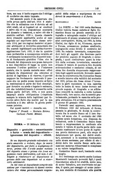 Annali della giurisprudenza italiana raccolta generale delle decisioni delle Corti di cassazione e d'appello in materia civile, criminale, commerciale, di diritto pubblico e amministrativo, e di procedura civile e penale