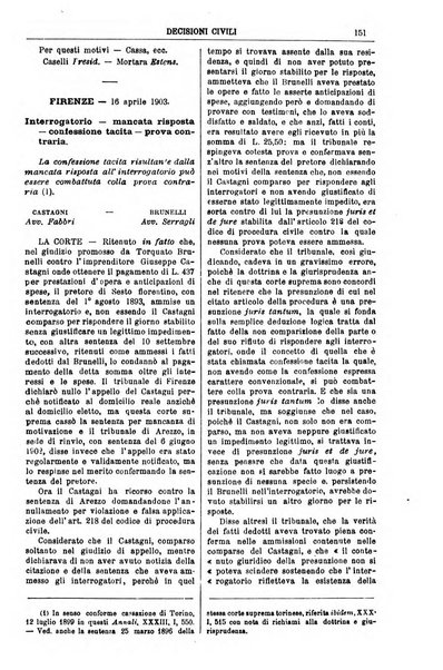 Annali della giurisprudenza italiana raccolta generale delle decisioni delle Corti di cassazione e d'appello in materia civile, criminale, commerciale, di diritto pubblico e amministrativo, e di procedura civile e penale