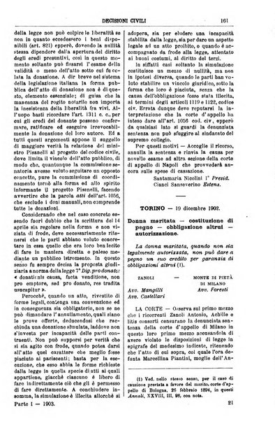 Annali della giurisprudenza italiana raccolta generale delle decisioni delle Corti di cassazione e d'appello in materia civile, criminale, commerciale, di diritto pubblico e amministrativo, e di procedura civile e penale