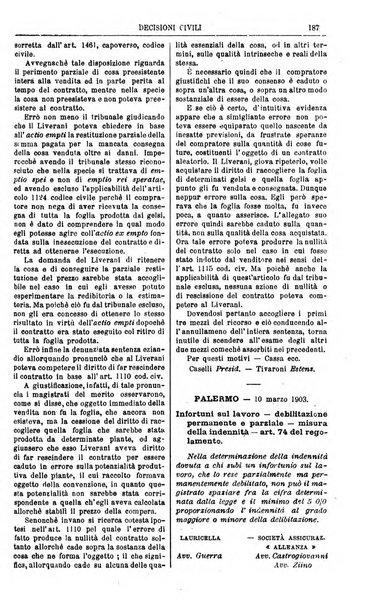 Annali della giurisprudenza italiana raccolta generale delle decisioni delle Corti di cassazione e d'appello in materia civile, criminale, commerciale, di diritto pubblico e amministrativo, e di procedura civile e penale