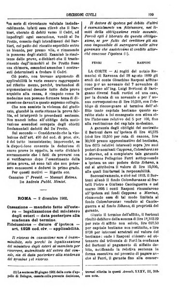 Annali della giurisprudenza italiana raccolta generale delle decisioni delle Corti di cassazione e d'appello in materia civile, criminale, commerciale, di diritto pubblico e amministrativo, e di procedura civile e penale