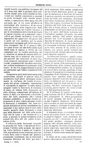 Annali della giurisprudenza italiana raccolta generale delle decisioni delle Corti di cassazione e d'appello in materia civile, criminale, commerciale, di diritto pubblico e amministrativo, e di procedura civile e penale