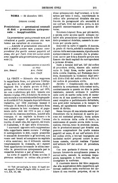 Annali della giurisprudenza italiana raccolta generale delle decisioni delle Corti di cassazione e d'appello in materia civile, criminale, commerciale, di diritto pubblico e amministrativo, e di procedura civile e penale