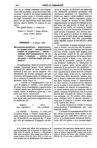 Annali della giurisprudenza italiana raccolta generale delle decisioni delle Corti di cassazione e d'appello in materia civile, criminale, commerciale, di diritto pubblico e amministrativo, e di procedura civile e penale