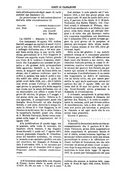 Annali della giurisprudenza italiana raccolta generale delle decisioni delle Corti di cassazione e d'appello in materia civile, criminale, commerciale, di diritto pubblico e amministrativo, e di procedura civile e penale