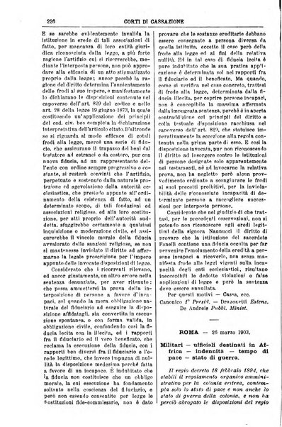 Annali della giurisprudenza italiana raccolta generale delle decisioni delle Corti di cassazione e d'appello in materia civile, criminale, commerciale, di diritto pubblico e amministrativo, e di procedura civile e penale