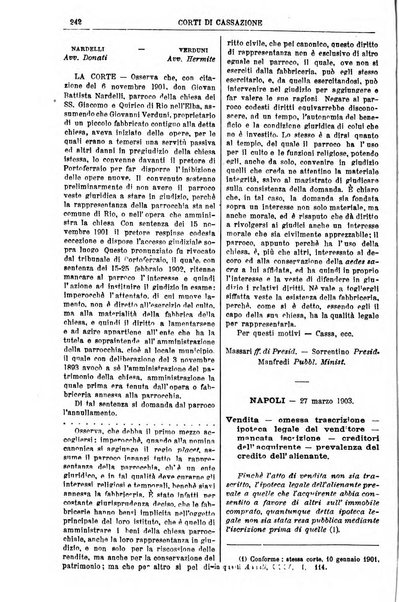 Annali della giurisprudenza italiana raccolta generale delle decisioni delle Corti di cassazione e d'appello in materia civile, criminale, commerciale, di diritto pubblico e amministrativo, e di procedura civile e penale