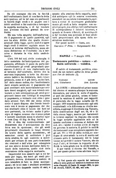 Annali della giurisprudenza italiana raccolta generale delle decisioni delle Corti di cassazione e d'appello in materia civile, criminale, commerciale, di diritto pubblico e amministrativo, e di procedura civile e penale