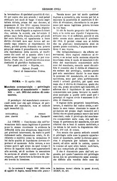 Annali della giurisprudenza italiana raccolta generale delle decisioni delle Corti di cassazione e d'appello in materia civile, criminale, commerciale, di diritto pubblico e amministrativo, e di procedura civile e penale