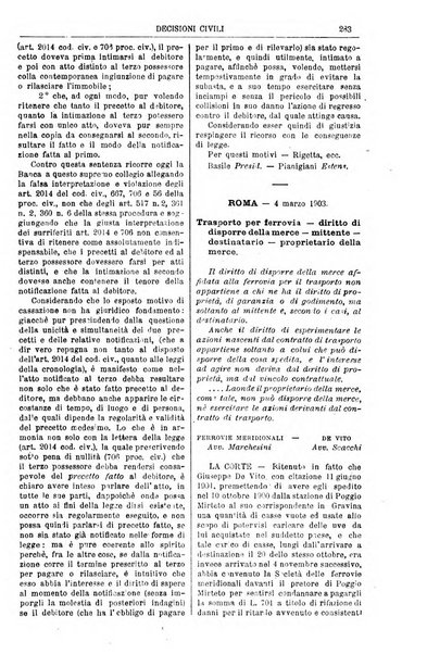 Annali della giurisprudenza italiana raccolta generale delle decisioni delle Corti di cassazione e d'appello in materia civile, criminale, commerciale, di diritto pubblico e amministrativo, e di procedura civile e penale