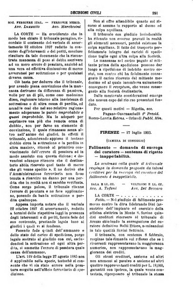 Annali della giurisprudenza italiana raccolta generale delle decisioni delle Corti di cassazione e d'appello in materia civile, criminale, commerciale, di diritto pubblico e amministrativo, e di procedura civile e penale