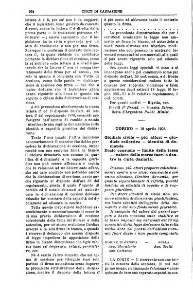 Annali della giurisprudenza italiana raccolta generale delle decisioni delle Corti di cassazione e d'appello in materia civile, criminale, commerciale, di diritto pubblico e amministrativo, e di procedura civile e penale