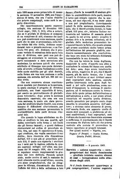 Annali della giurisprudenza italiana raccolta generale delle decisioni delle Corti di cassazione e d'appello in materia civile, criminale, commerciale, di diritto pubblico e amministrativo, e di procedura civile e penale