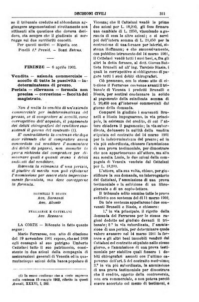 Annali della giurisprudenza italiana raccolta generale delle decisioni delle Corti di cassazione e d'appello in materia civile, criminale, commerciale, di diritto pubblico e amministrativo, e di procedura civile e penale