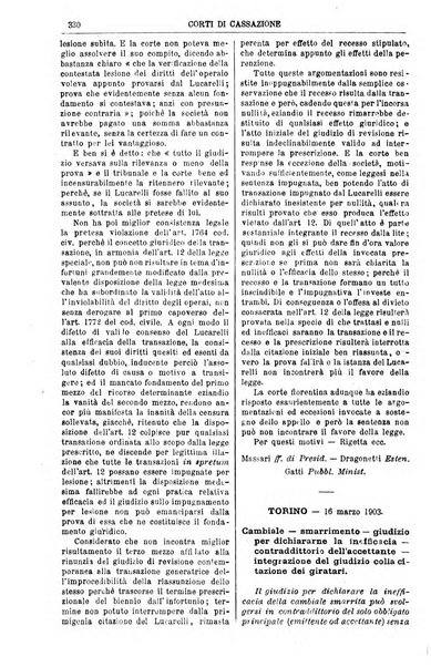 Annali della giurisprudenza italiana raccolta generale delle decisioni delle Corti di cassazione e d'appello in materia civile, criminale, commerciale, di diritto pubblico e amministrativo, e di procedura civile e penale