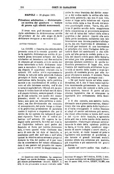 Annali della giurisprudenza italiana raccolta generale delle decisioni delle Corti di cassazione e d'appello in materia civile, criminale, commerciale, di diritto pubblico e amministrativo, e di procedura civile e penale