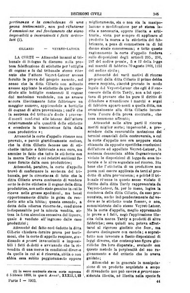 Annali della giurisprudenza italiana raccolta generale delle decisioni delle Corti di cassazione e d'appello in materia civile, criminale, commerciale, di diritto pubblico e amministrativo, e di procedura civile e penale