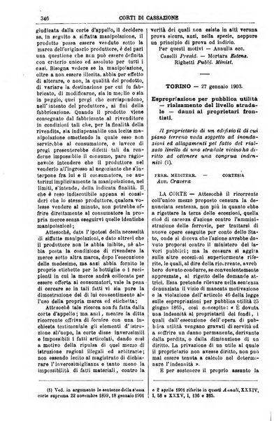 Annali della giurisprudenza italiana raccolta generale delle decisioni delle Corti di cassazione e d'appello in materia civile, criminale, commerciale, di diritto pubblico e amministrativo, e di procedura civile e penale