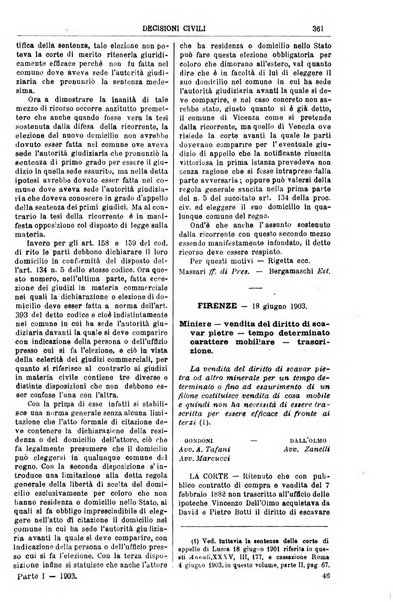 Annali della giurisprudenza italiana raccolta generale delle decisioni delle Corti di cassazione e d'appello in materia civile, criminale, commerciale, di diritto pubblico e amministrativo, e di procedura civile e penale