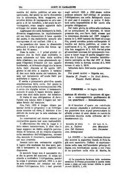 Annali della giurisprudenza italiana raccolta generale delle decisioni delle Corti di cassazione e d'appello in materia civile, criminale, commerciale, di diritto pubblico e amministrativo, e di procedura civile e penale