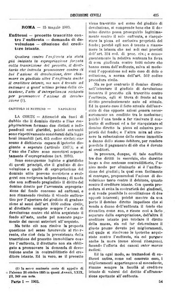 Annali della giurisprudenza italiana raccolta generale delle decisioni delle Corti di cassazione e d'appello in materia civile, criminale, commerciale, di diritto pubblico e amministrativo, e di procedura civile e penale