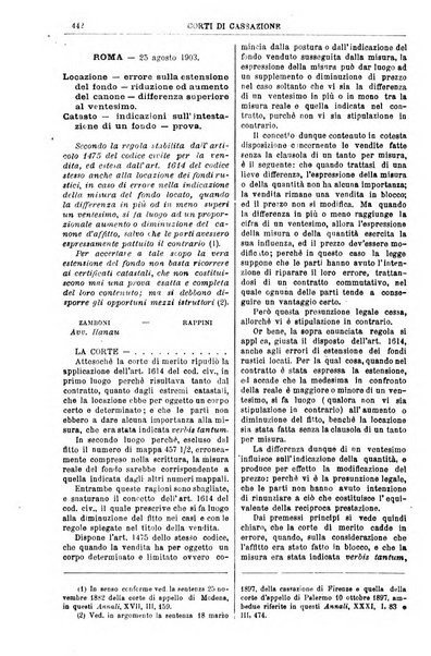 Annali della giurisprudenza italiana raccolta generale delle decisioni delle Corti di cassazione e d'appello in materia civile, criminale, commerciale, di diritto pubblico e amministrativo, e di procedura civile e penale