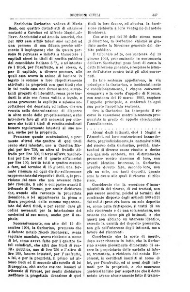 Annali della giurisprudenza italiana raccolta generale delle decisioni delle Corti di cassazione e d'appello in materia civile, criminale, commerciale, di diritto pubblico e amministrativo, e di procedura civile e penale