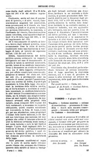 Annali della giurisprudenza italiana raccolta generale delle decisioni delle Corti di cassazione e d'appello in materia civile, criminale, commerciale, di diritto pubblico e amministrativo, e di procedura civile e penale