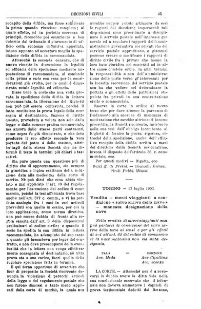 Annali della giurisprudenza italiana raccolta generale delle decisioni delle Corti di cassazione e d'appello in materia civile, criminale, commerciale, di diritto pubblico e amministrativo, e di procedura civile e penale