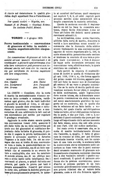 Annali della giurisprudenza italiana raccolta generale delle decisioni delle Corti di cassazione e d'appello in materia civile, criminale, commerciale, di diritto pubblico e amministrativo, e di procedura civile e penale