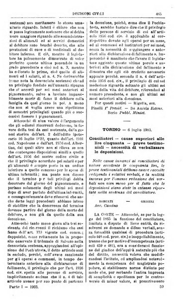 Annali della giurisprudenza italiana raccolta generale delle decisioni delle Corti di cassazione e d'appello in materia civile, criminale, commerciale, di diritto pubblico e amministrativo, e di procedura civile e penale