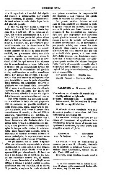 Annali della giurisprudenza italiana raccolta generale delle decisioni delle Corti di cassazione e d'appello in materia civile, criminale, commerciale, di diritto pubblico e amministrativo, e di procedura civile e penale