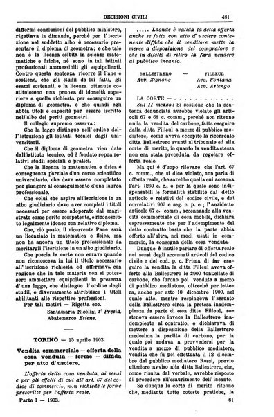 Annali della giurisprudenza italiana raccolta generale delle decisioni delle Corti di cassazione e d'appello in materia civile, criminale, commerciale, di diritto pubblico e amministrativo, e di procedura civile e penale