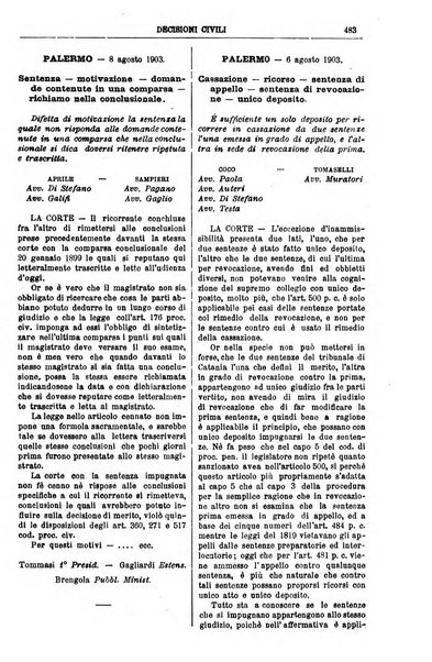 Annali della giurisprudenza italiana raccolta generale delle decisioni delle Corti di cassazione e d'appello in materia civile, criminale, commerciale, di diritto pubblico e amministrativo, e di procedura civile e penale