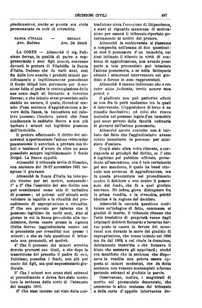 Annali della giurisprudenza italiana raccolta generale delle decisioni delle Corti di cassazione e d'appello in materia civile, criminale, commerciale, di diritto pubblico e amministrativo, e di procedura civile e penale