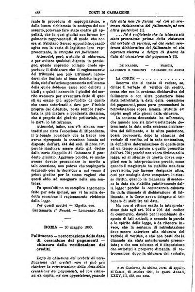 Annali della giurisprudenza italiana raccolta generale delle decisioni delle Corti di cassazione e d'appello in materia civile, criminale, commerciale, di diritto pubblico e amministrativo, e di procedura civile e penale