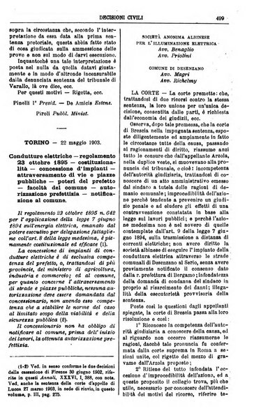 Annali della giurisprudenza italiana raccolta generale delle decisioni delle Corti di cassazione e d'appello in materia civile, criminale, commerciale, di diritto pubblico e amministrativo, e di procedura civile e penale