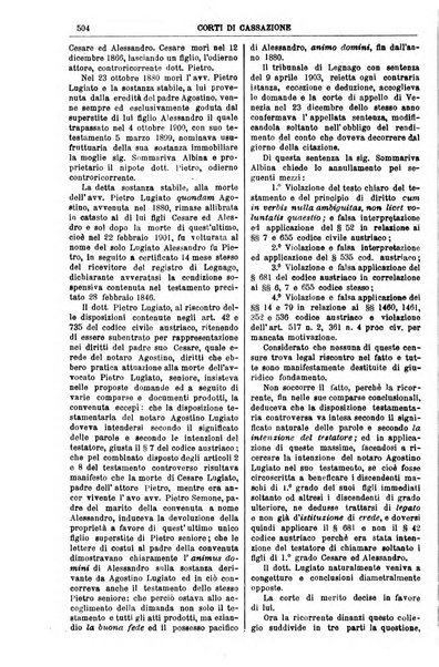 Annali della giurisprudenza italiana raccolta generale delle decisioni delle Corti di cassazione e d'appello in materia civile, criminale, commerciale, di diritto pubblico e amministrativo, e di procedura civile e penale