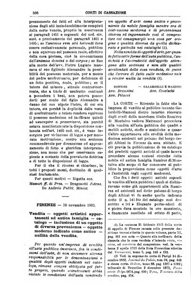 Annali della giurisprudenza italiana raccolta generale delle decisioni delle Corti di cassazione e d'appello in materia civile, criminale, commerciale, di diritto pubblico e amministrativo, e di procedura civile e penale