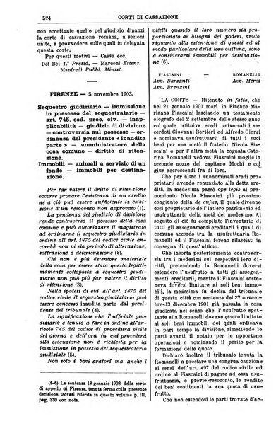 Annali della giurisprudenza italiana raccolta generale delle decisioni delle Corti di cassazione e d'appello in materia civile, criminale, commerciale, di diritto pubblico e amministrativo, e di procedura civile e penale