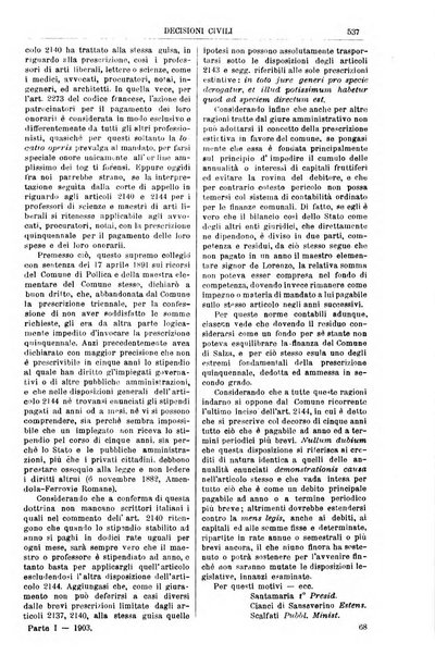 Annali della giurisprudenza italiana raccolta generale delle decisioni delle Corti di cassazione e d'appello in materia civile, criminale, commerciale, di diritto pubblico e amministrativo, e di procedura civile e penale