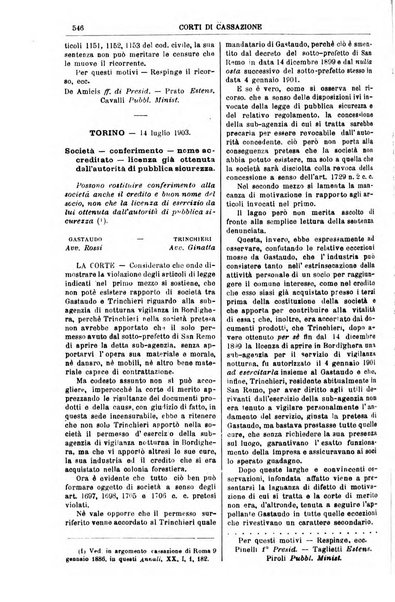 Annali della giurisprudenza italiana raccolta generale delle decisioni delle Corti di cassazione e d'appello in materia civile, criminale, commerciale, di diritto pubblico e amministrativo, e di procedura civile e penale