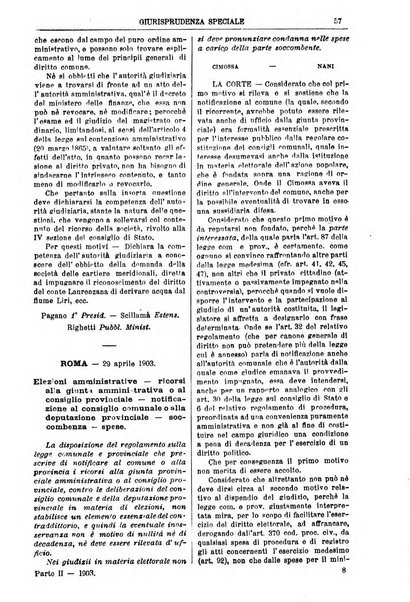 Annali della giurisprudenza italiana raccolta generale delle decisioni delle Corti di cassazione e d'appello in materia civile, criminale, commerciale, di diritto pubblico e amministrativo, e di procedura civile e penale