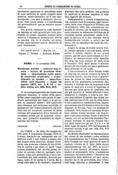 Annali della giurisprudenza italiana raccolta generale delle decisioni delle Corti di cassazione e d'appello in materia civile, criminale, commerciale, di diritto pubblico e amministrativo, e di procedura civile e penale