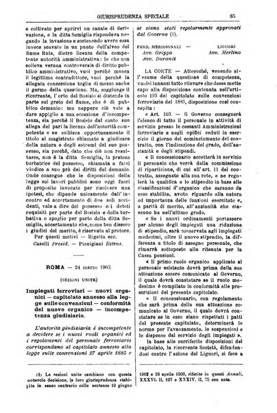 Annali della giurisprudenza italiana raccolta generale delle decisioni delle Corti di cassazione e d'appello in materia civile, criminale, commerciale, di diritto pubblico e amministrativo, e di procedura civile e penale