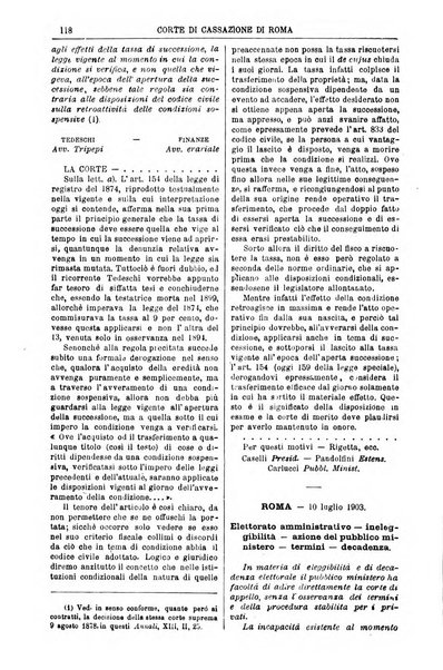 Annali della giurisprudenza italiana raccolta generale delle decisioni delle Corti di cassazione e d'appello in materia civile, criminale, commerciale, di diritto pubblico e amministrativo, e di procedura civile e penale