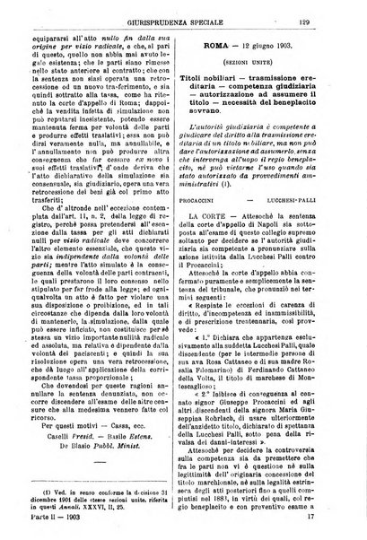 Annali della giurisprudenza italiana raccolta generale delle decisioni delle Corti di cassazione e d'appello in materia civile, criminale, commerciale, di diritto pubblico e amministrativo, e di procedura civile e penale