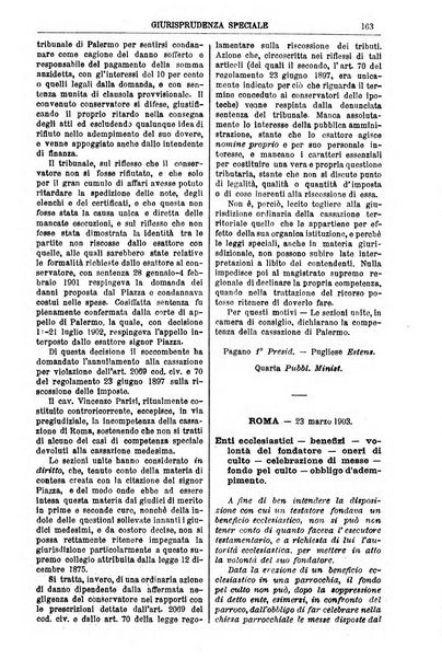 Annali della giurisprudenza italiana raccolta generale delle decisioni delle Corti di cassazione e d'appello in materia civile, criminale, commerciale, di diritto pubblico e amministrativo, e di procedura civile e penale