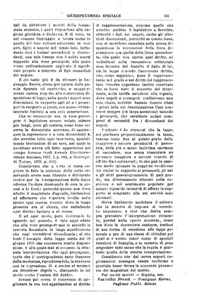 Annali della giurisprudenza italiana raccolta generale delle decisioni delle Corti di cassazione e d'appello in materia civile, criminale, commerciale, di diritto pubblico e amministrativo, e di procedura civile e penale