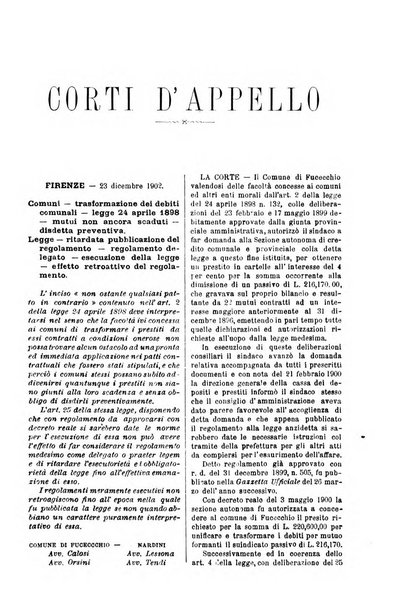 Annali della giurisprudenza italiana raccolta generale delle decisioni delle Corti di cassazione e d'appello in materia civile, criminale, commerciale, di diritto pubblico e amministrativo, e di procedura civile e penale